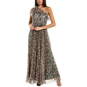 Theia Aurelia Pleated Gown